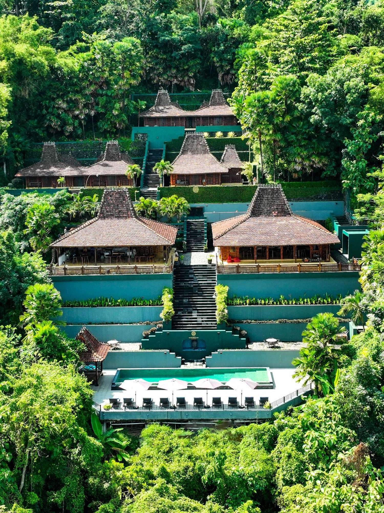 Villa Borobudur Resort Magelang Esterno foto